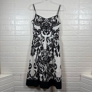 Ann Taylor Cocktail Dress Silk Blend Sleeveless A-Line Formal Size 4